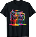 Dripping Paint Boombox Old-School 80S Hip Hop