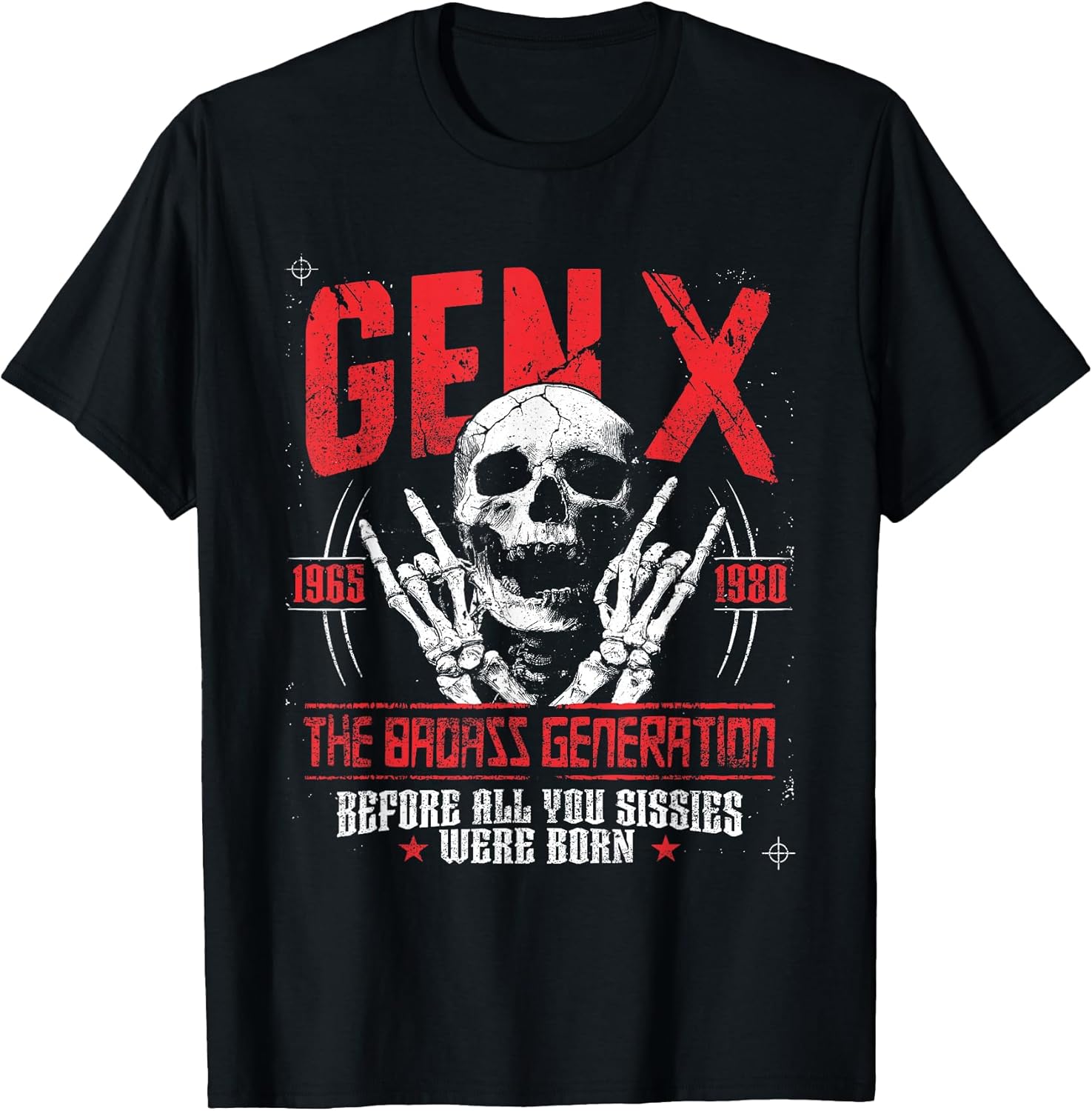 Retro Gen X Badass Generational Merch