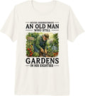 Eighties Garden Man Senior Gardener Lifestyle