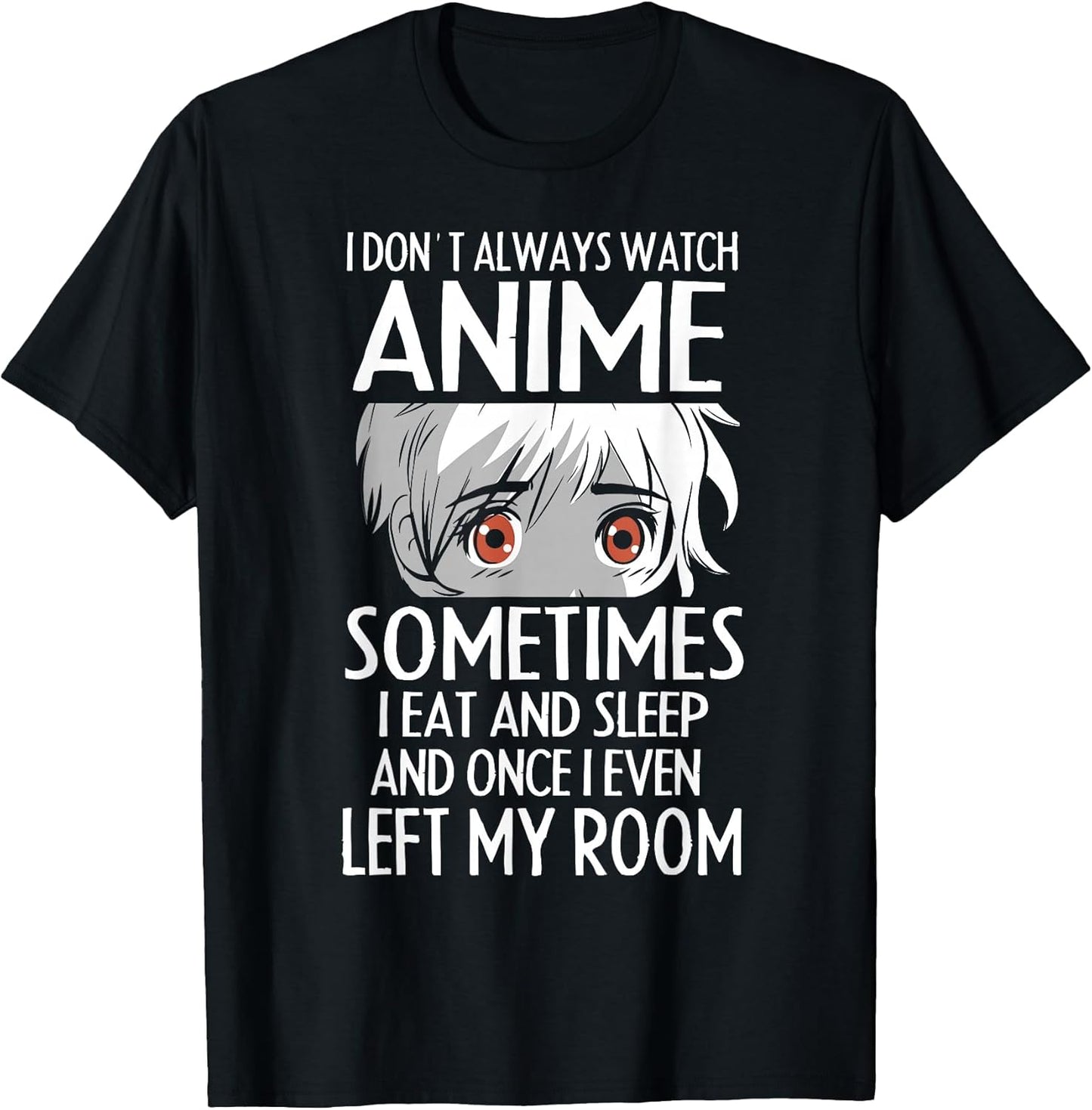 Anime Lover Merch T-Shirts For Teen Girls