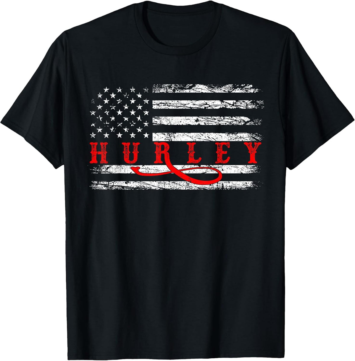 Retro Hurley Home State Cool 70s 80s Style T-Shirt