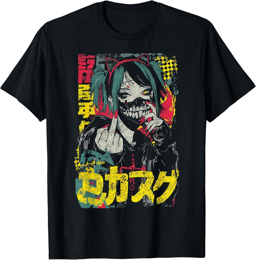 Anime Merch Cyberpunk Aesthetic Harajuku Outfits