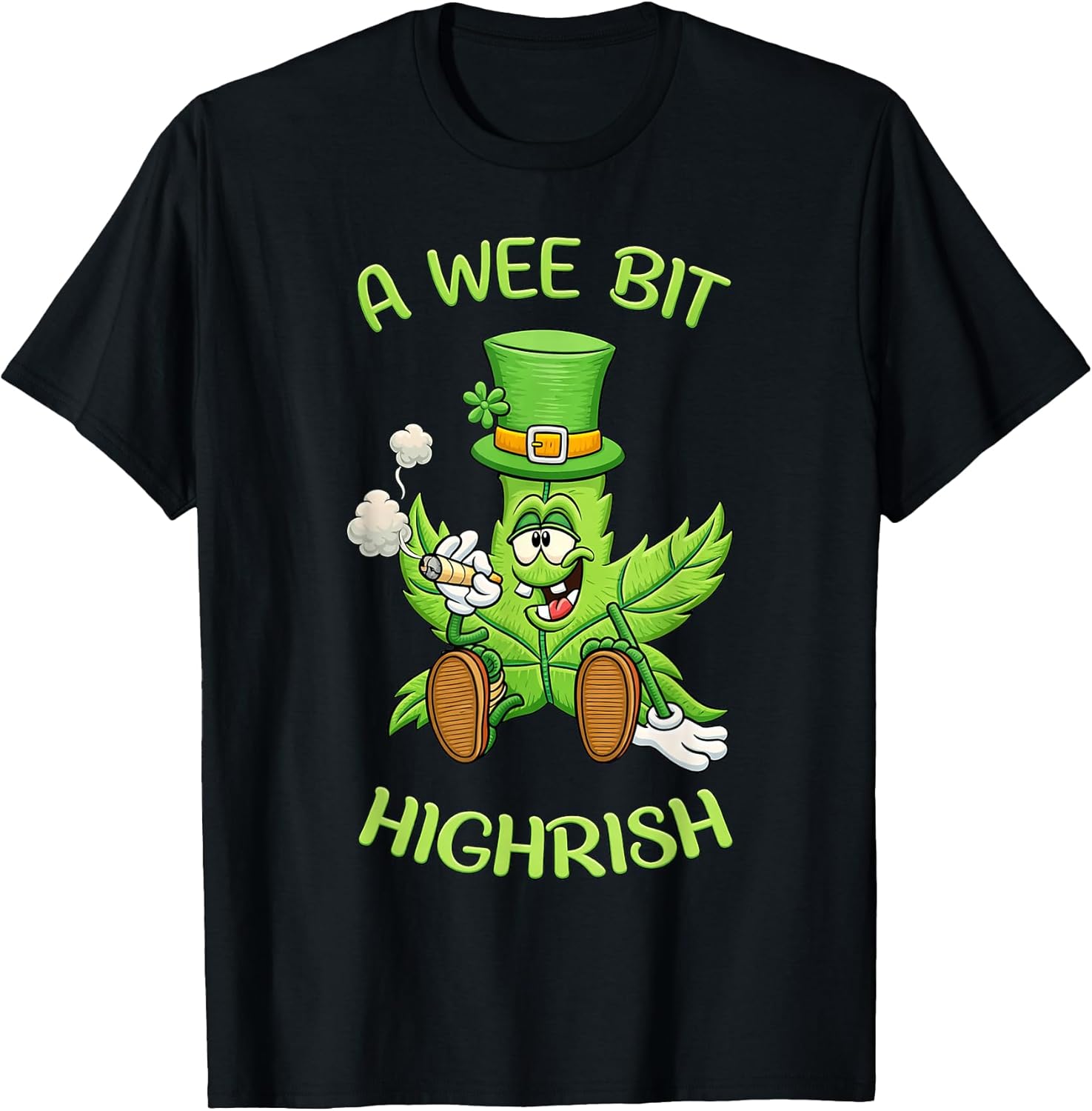 A Wee Bit Highrish 420 Weed Merch Co.
