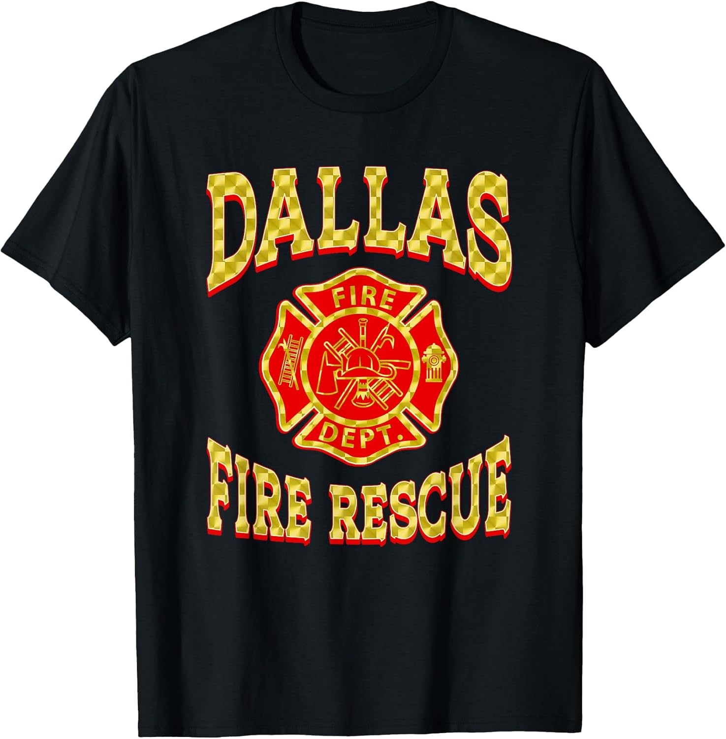 Dallas Fire Dept. Fire And Rescue Vintage Merch