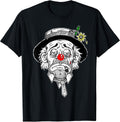 Unisex-Adults, Unisex-Kids Black Hobo Clown T-Shirt