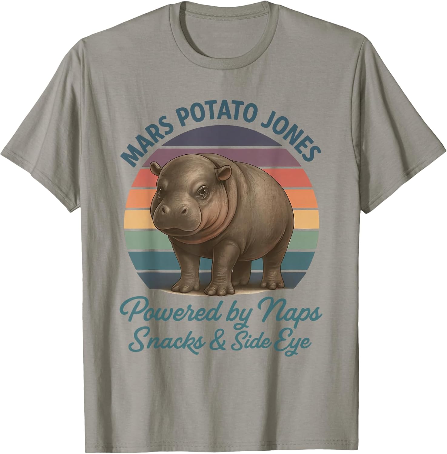 Mars Potato Jones Naps Snacks Side Eye Tee