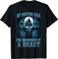 Funny Graphic Tee for Men Women Teens Alpha Wolf Beast Meme T-Shirt
