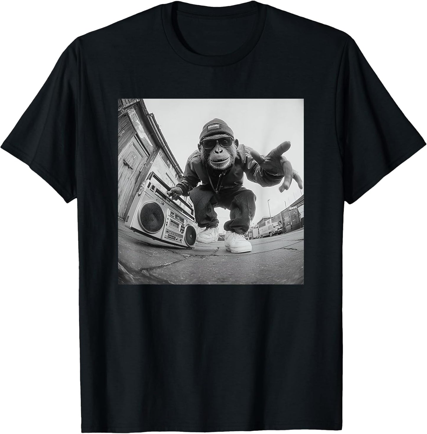 Street Photography Chimp Boombox Men Women