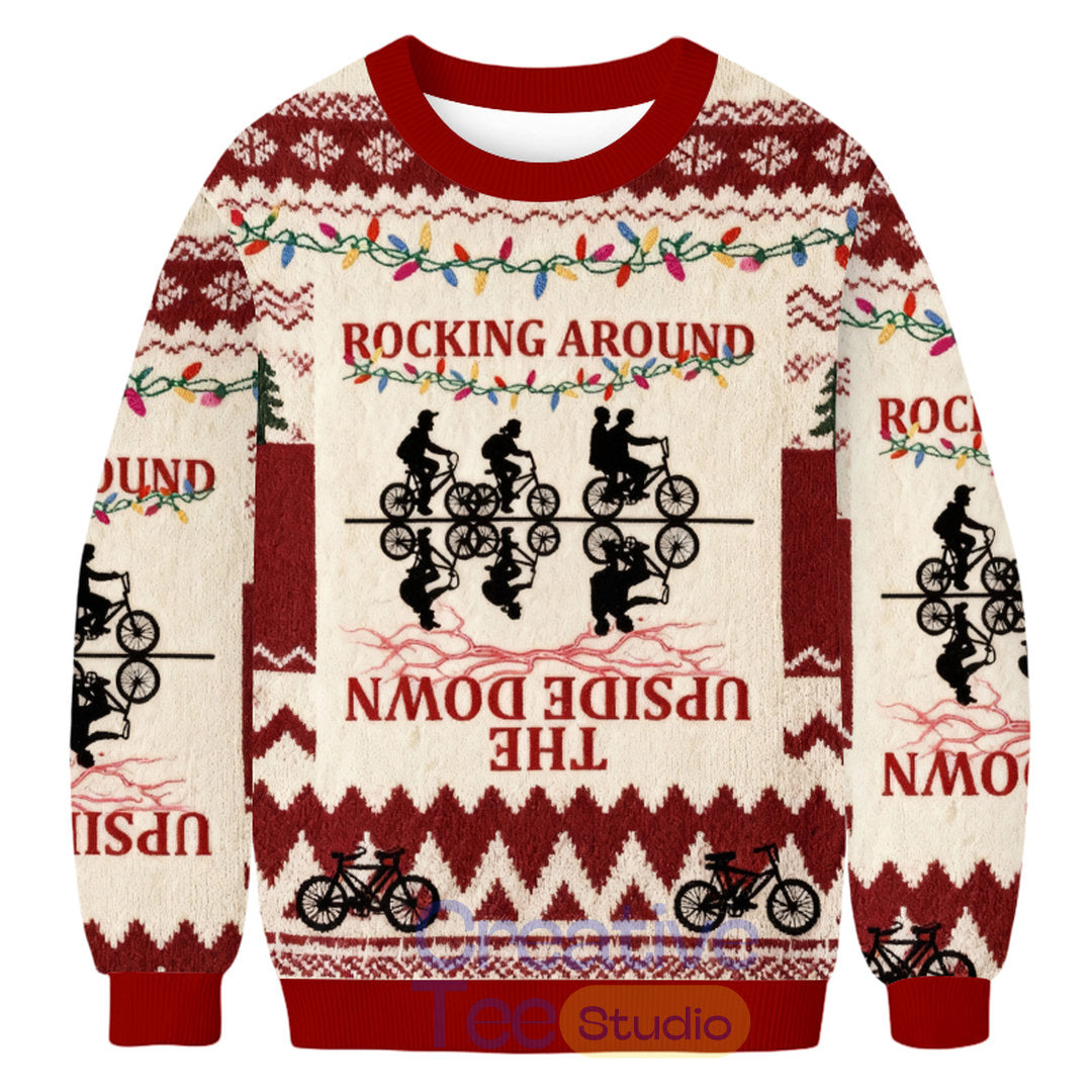 Rocking Around The Upside Down Ugly Christmas Sweater