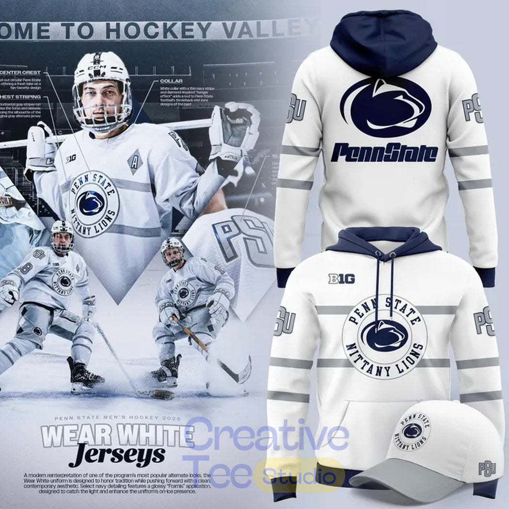 Penn State Nittany Lions 2026 “Wear White” Special Hoodie