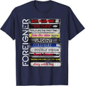 Classic Hit Songs 80s Rock Band T-Shirt