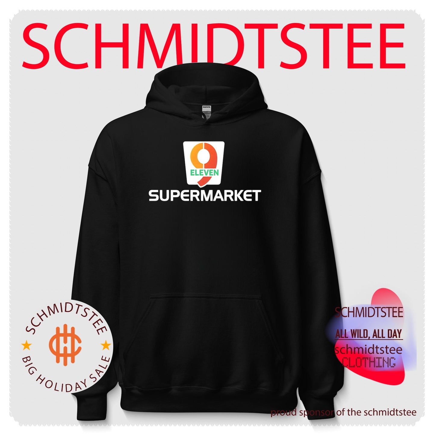 911 Eleven Supermarket logo shirt