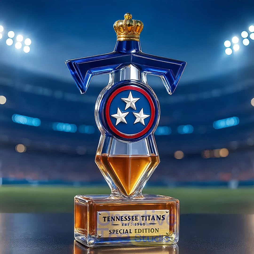 Tennessee Titans Legacy Special Edition Whiskey Bottle