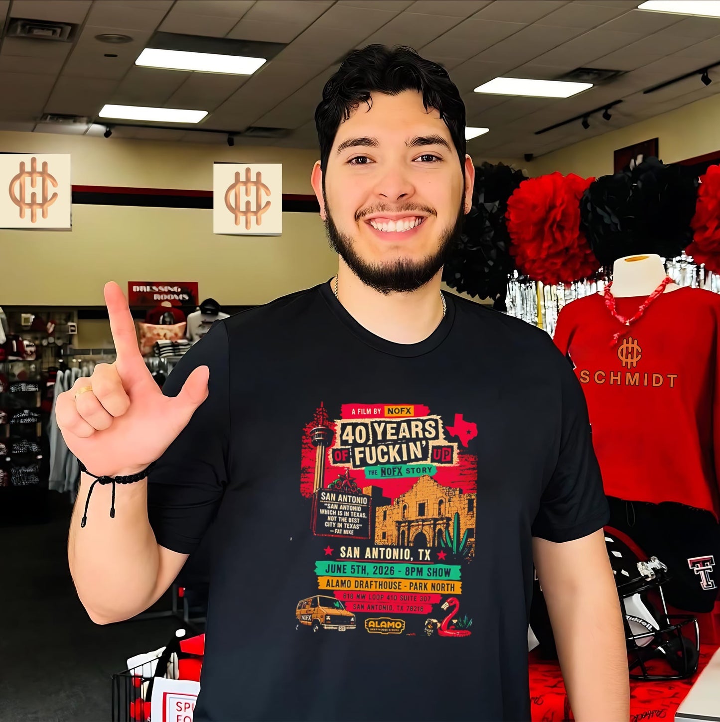 A film by NOFX 40 years of fuckin up the NOFX story San Antonio TX retro shirt
