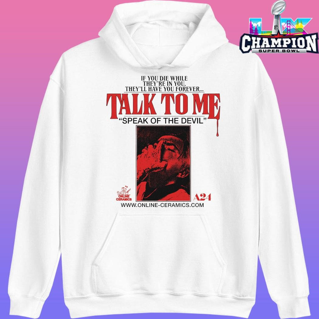 A24films Online Ceramics X Talk To Me 91 Seconds Shirt
