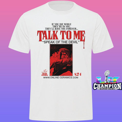 A24films Online Ceramics X Talk To Me 91 Seconds Shirt