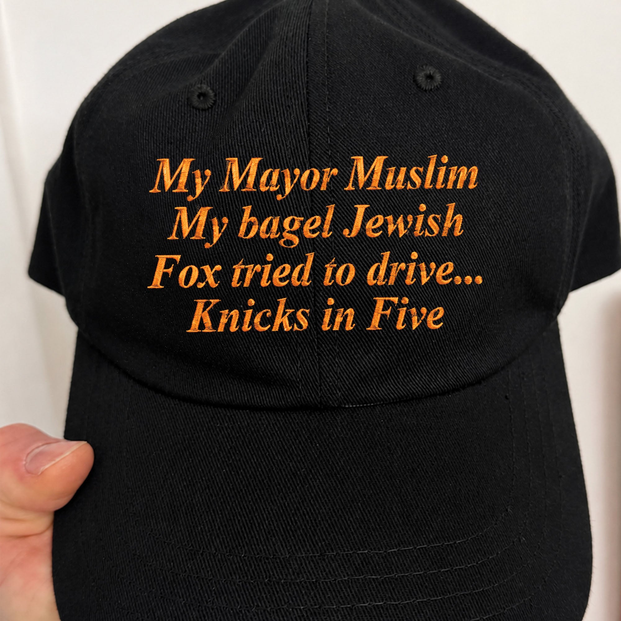 My Mayor Muslim My Bagel Jewish Fox Tried To Drive Knicks In Five Hat