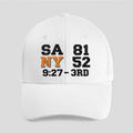 SA 81 NY 52 3rd Quarter Scoreboard Hat