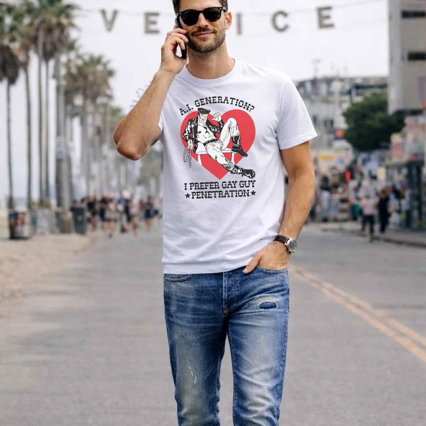 AI Generation I Prefer Gay Guy Penetration Shirt