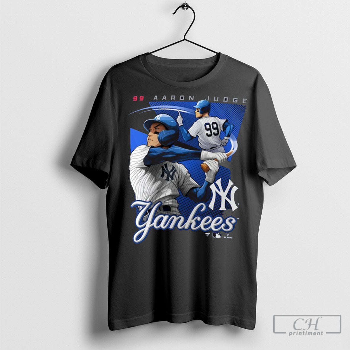 Aaron Judge 99 New York Yankees Mlb Anime Player Tee Shirt