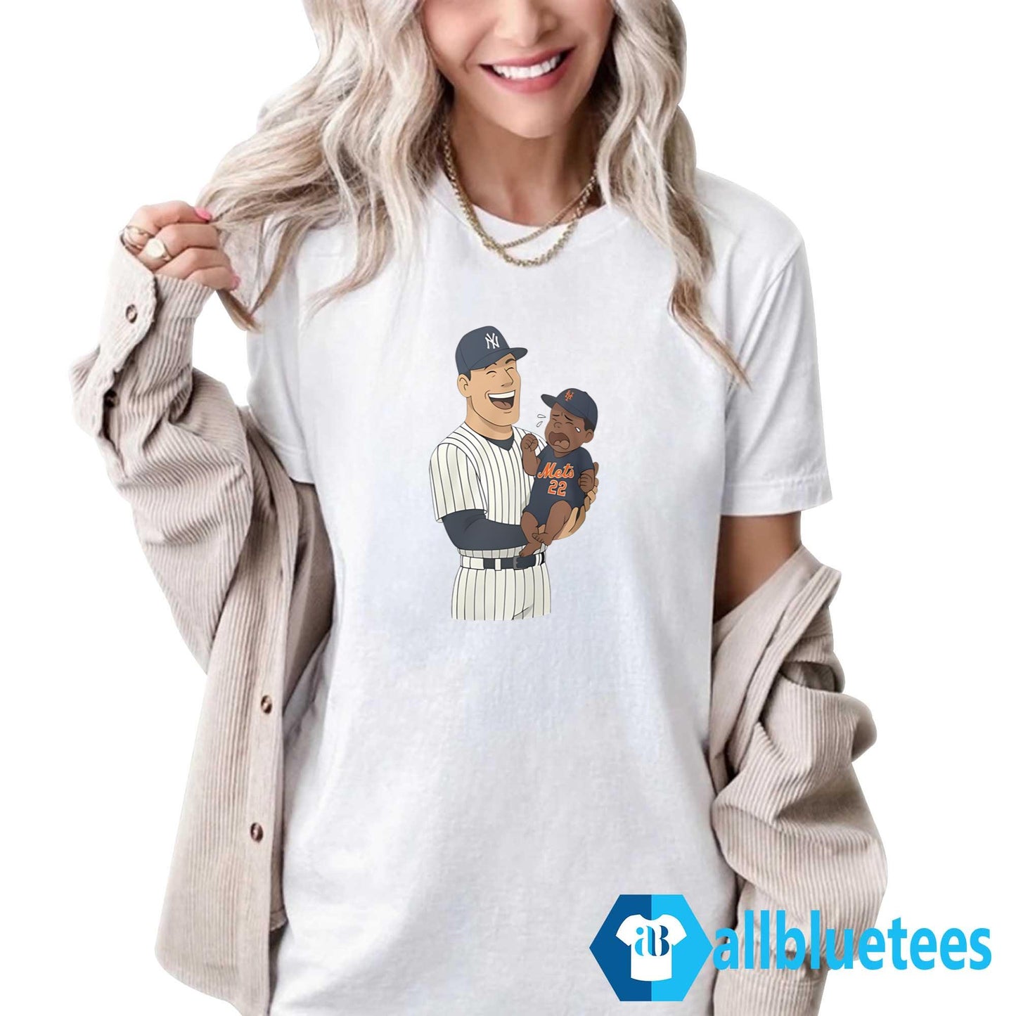 Aaron Judge Carrying Juan Soto Crying Shirt