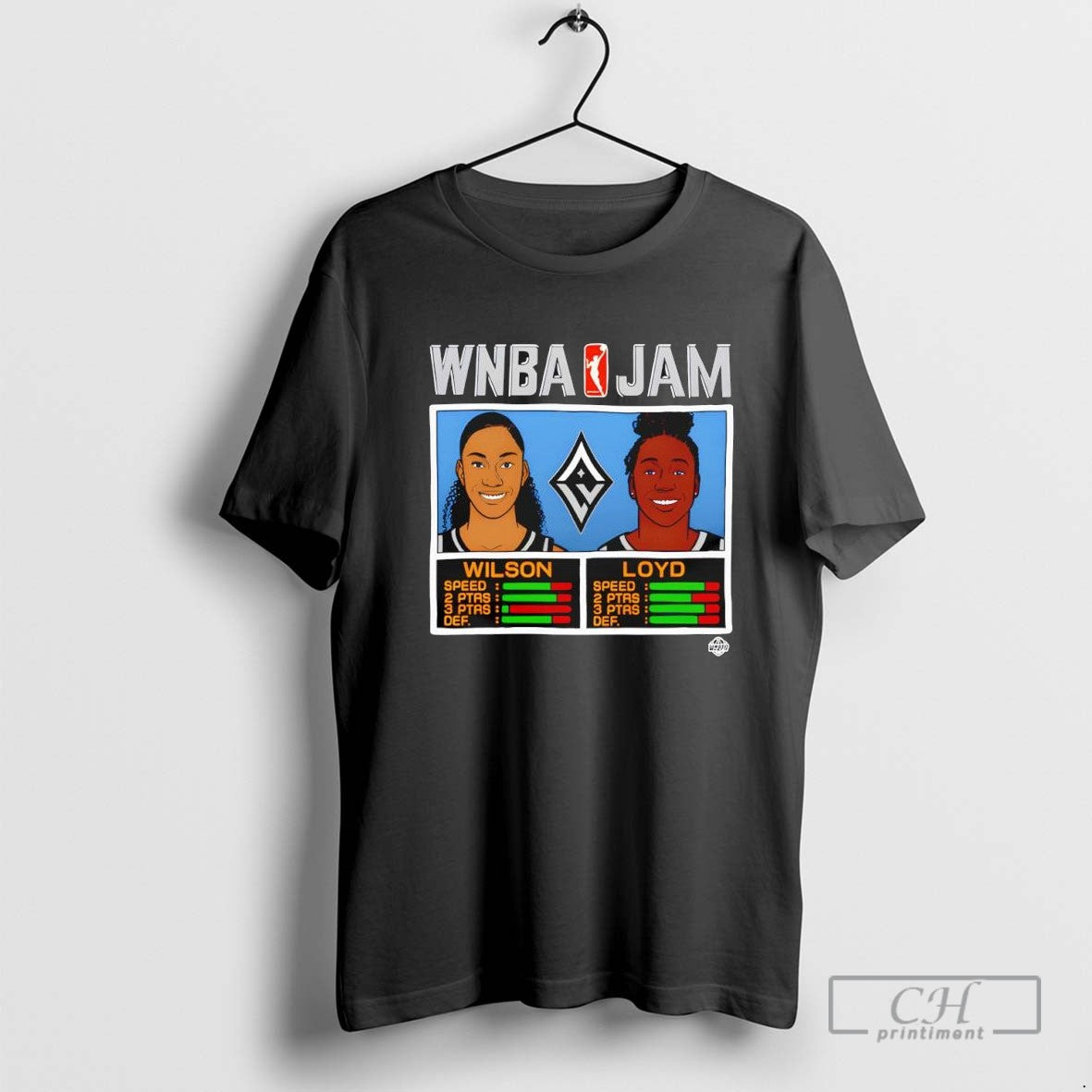 Aja Wilson Jewell Loyd Las Vegas Aces Wnba Retro