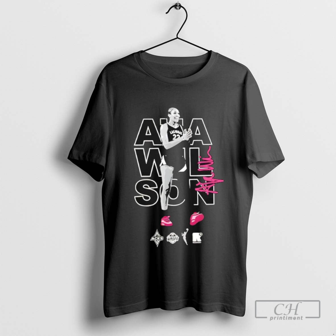Aja Wilson Las Vegas Aces Round21 Signature