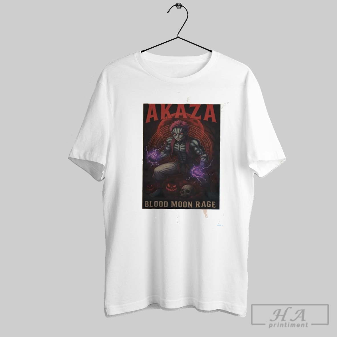 Akaza Blood Moon Rage Halloween