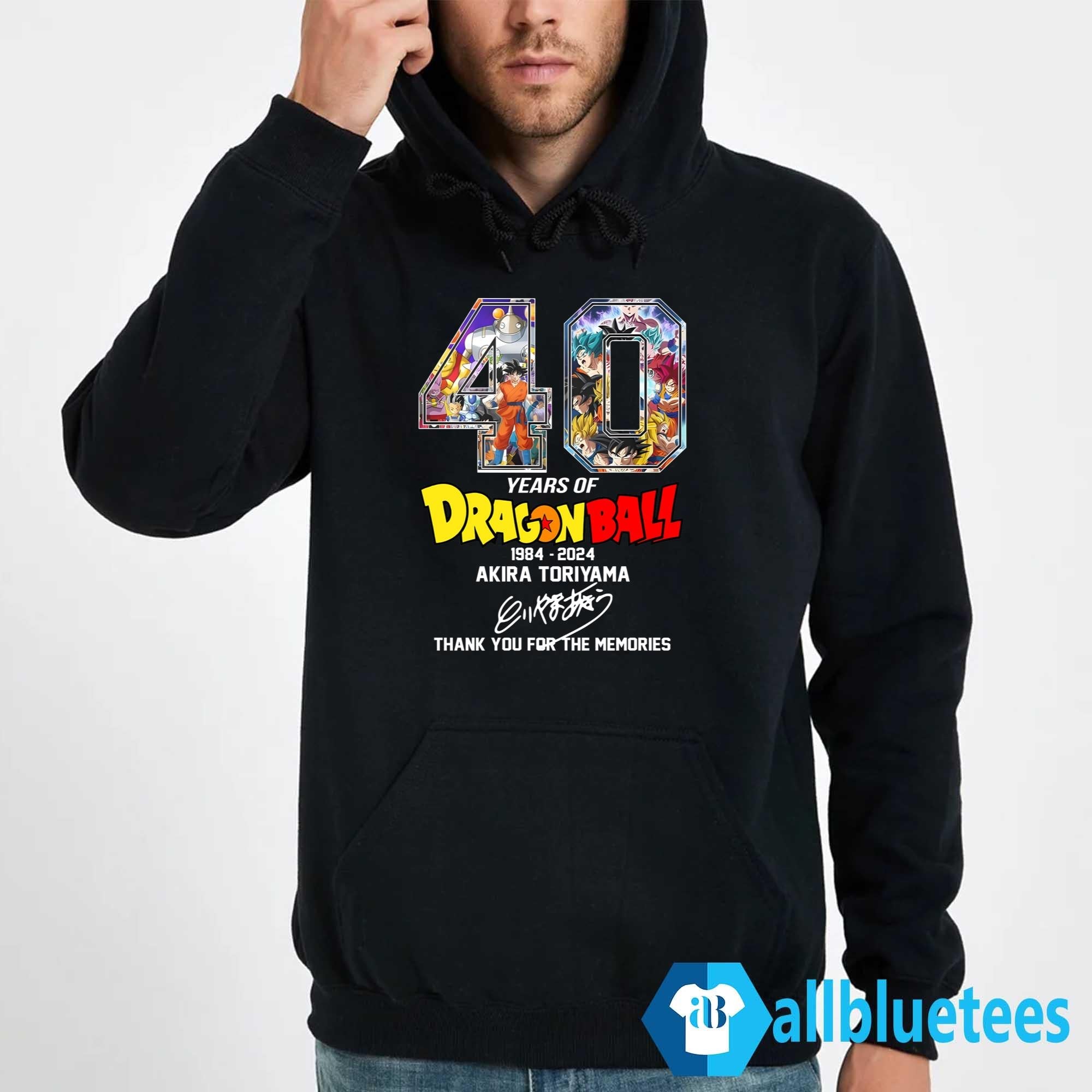 Akira Toriyama 1984-2024 Thank You For The Memories Shirt