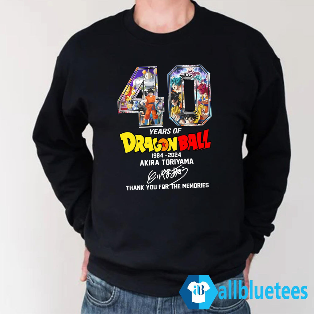 Akira Toriyama 1984-2024 Thank You For The Memories Shirt