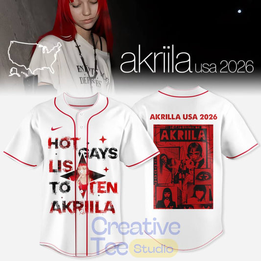 Akriila Tour USA 2026 Special Baseball Jersey