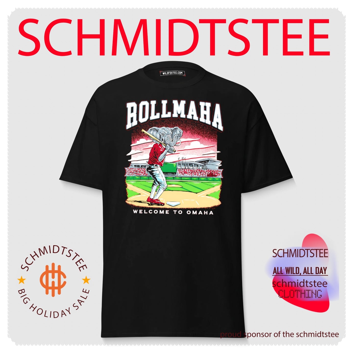 Alabama Crimson Tide Rollmaha 2026 College World Series welcome to Omaha mascot shirt