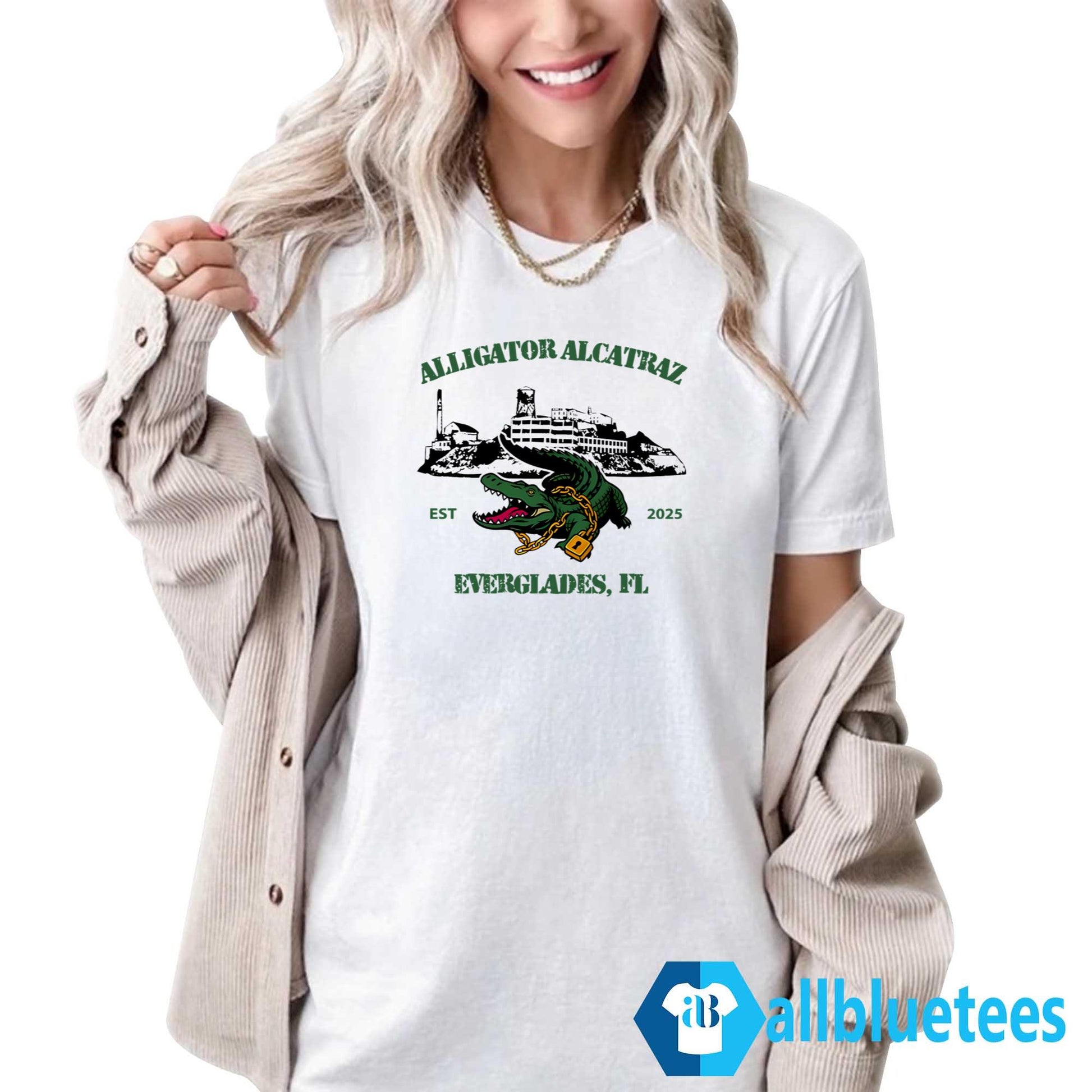 Alligator Alcatraz Everglades Florida Est 2025 Shirt