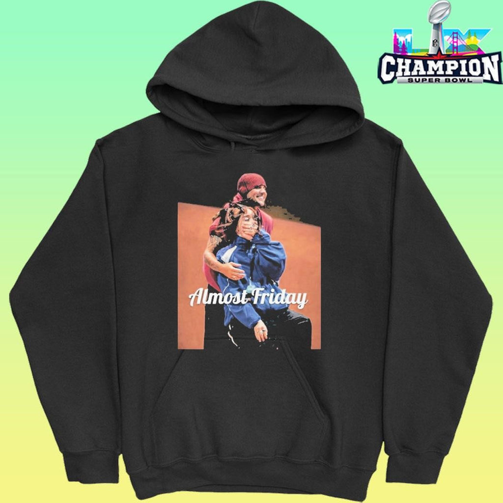 Almost Friday Justin Bieber Hug Billie Eilish Coachella Shirt