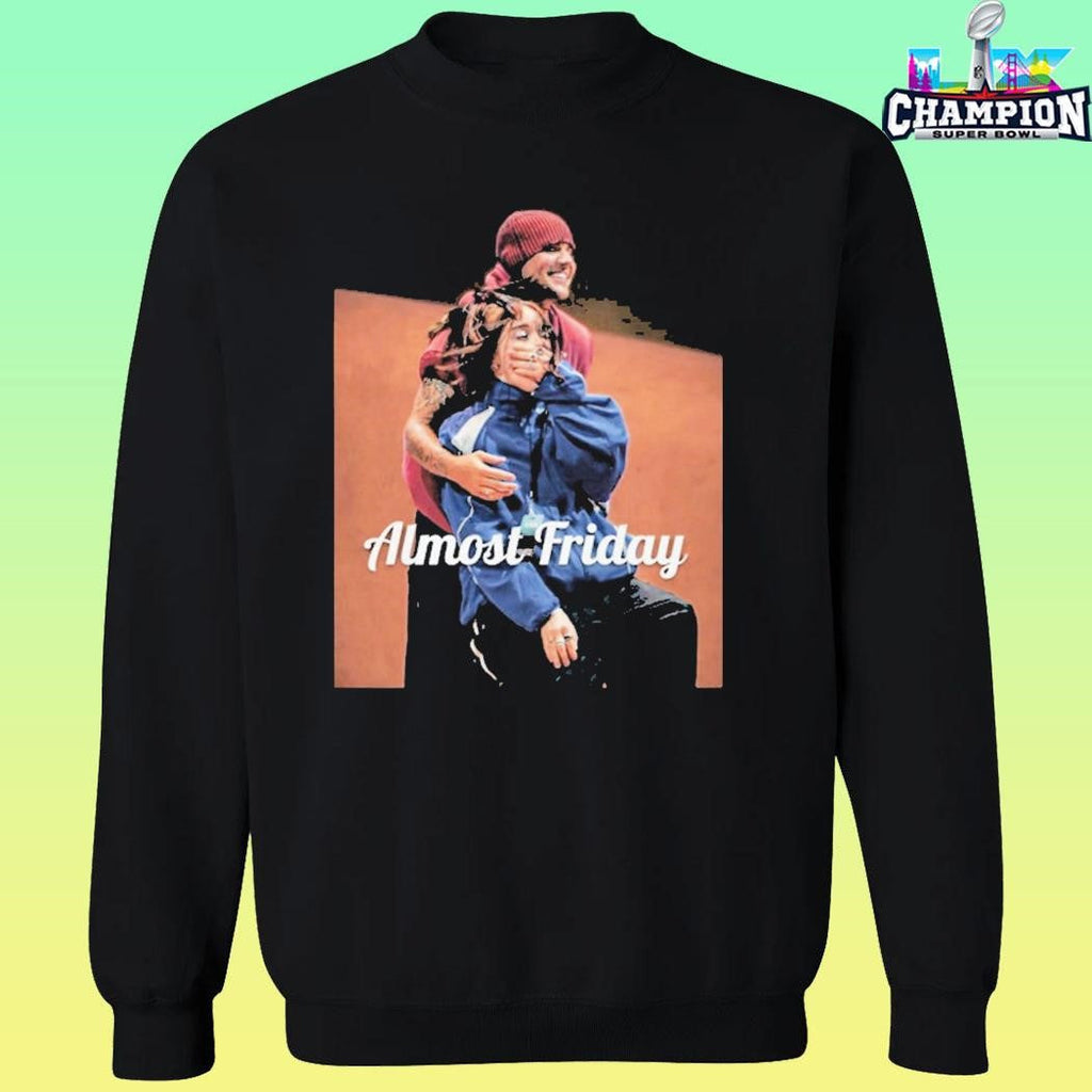 Almost Friday Justin Bieber Hug Billie Eilish Coachella Shirt