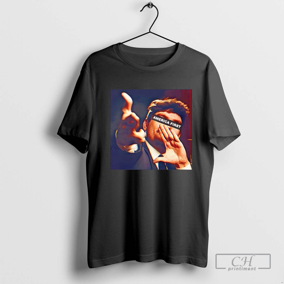 America First Photo T Shirt Sweater