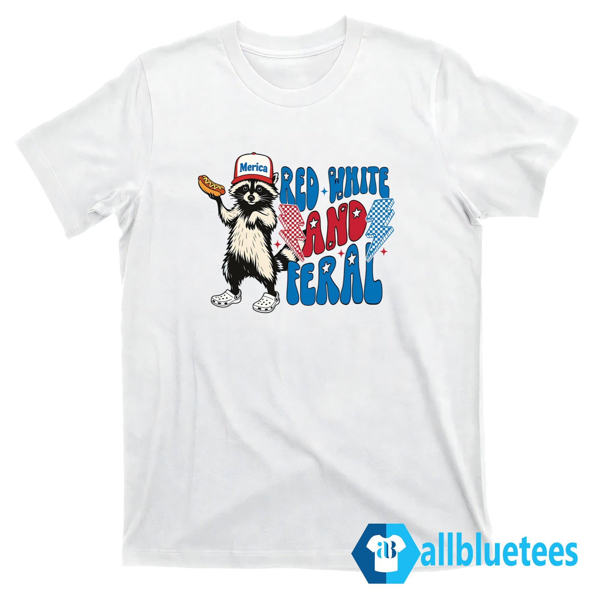 America Red White And Feral Shirt