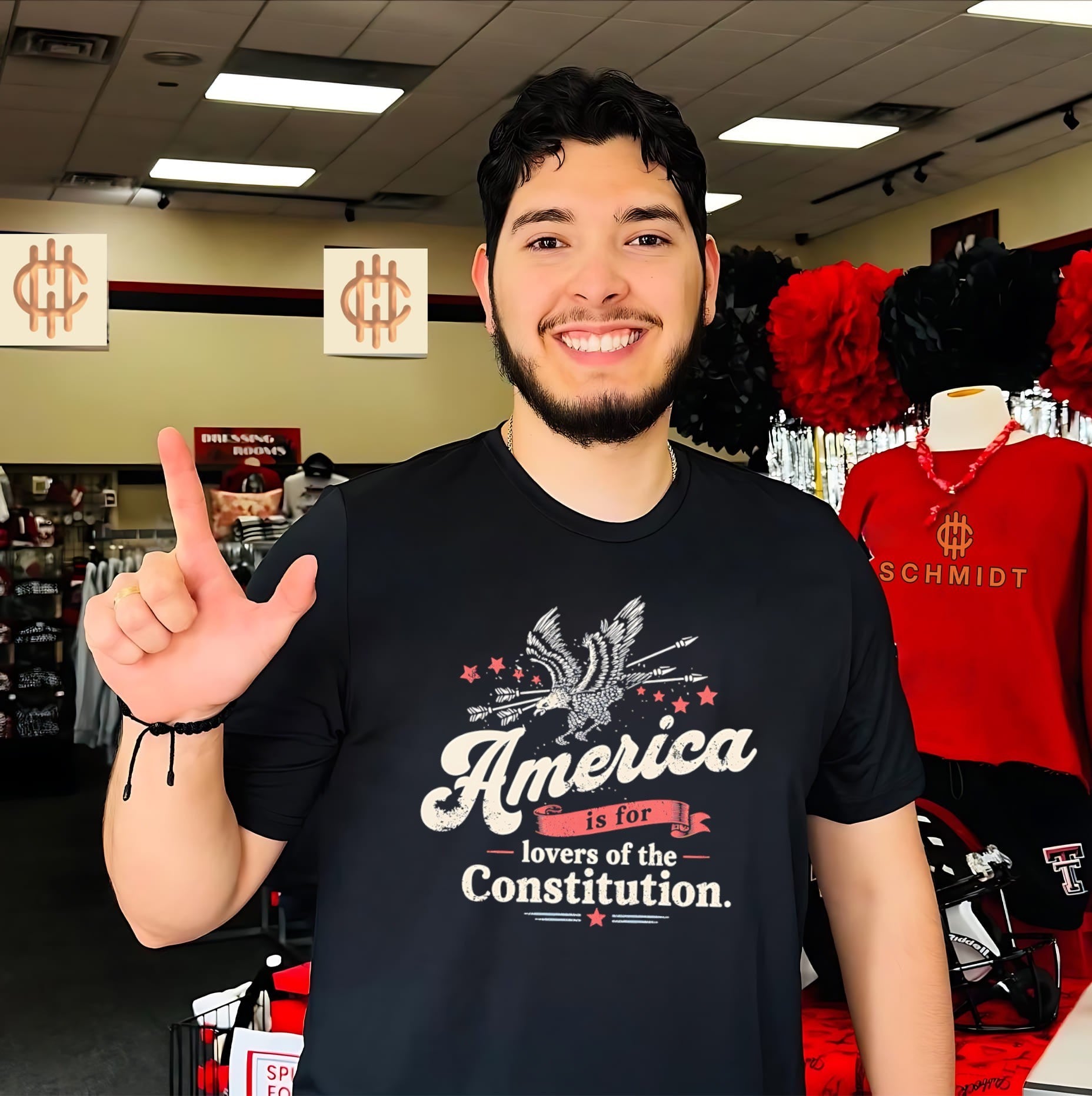 America is for lovers of the constitution eagle shirt