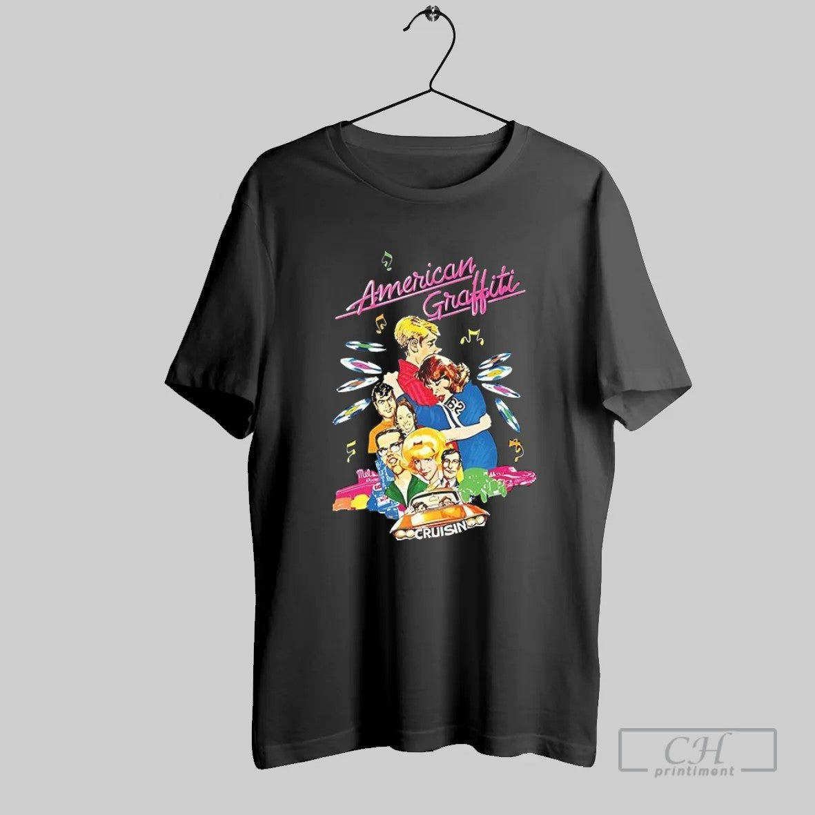 American Graffiti Cruising Movie T Shirt