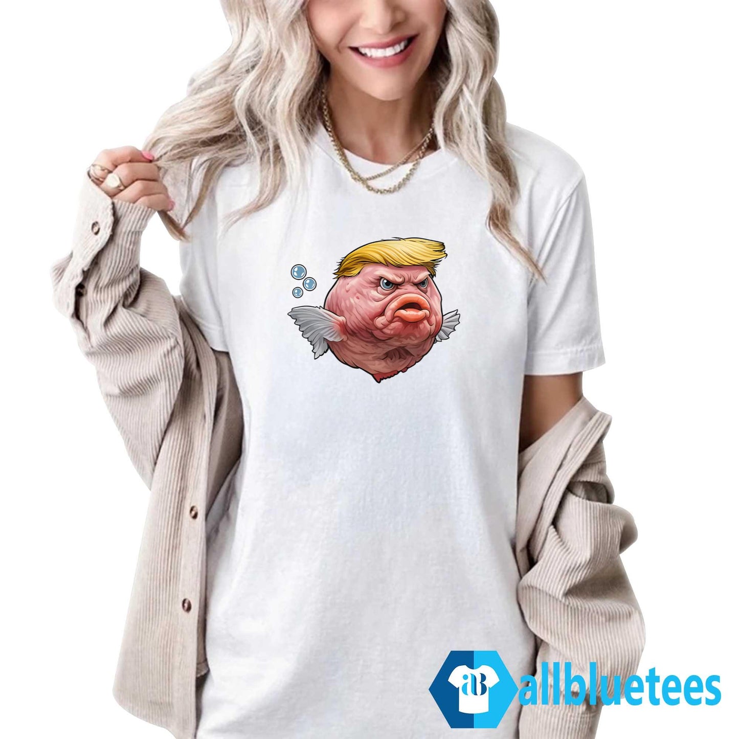 Angry Fish Political Satire Trump Shirt