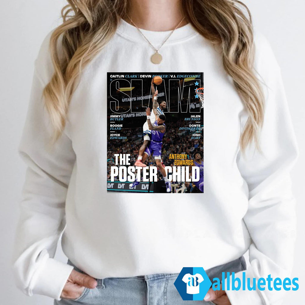 Anthony Edwards The Poster Child Slam Shirt