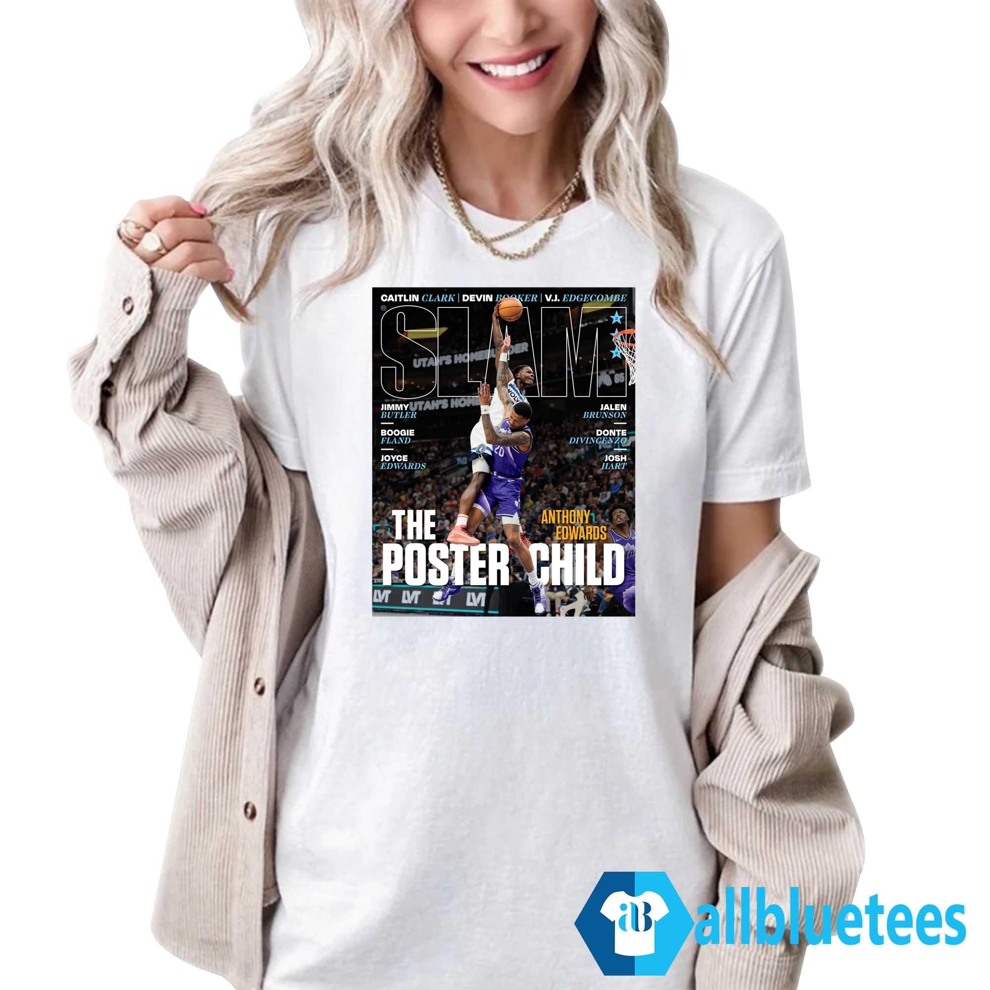 Anthony Edwards The Poster Child Slam Shirt