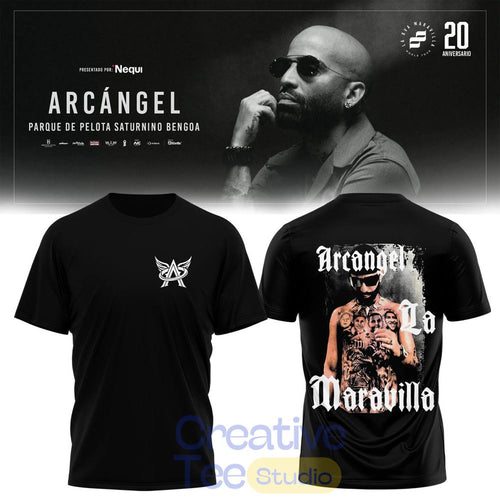 Arcángel La 8va Maravilla World Tour 20 Aniversario Special Tee Hoodie