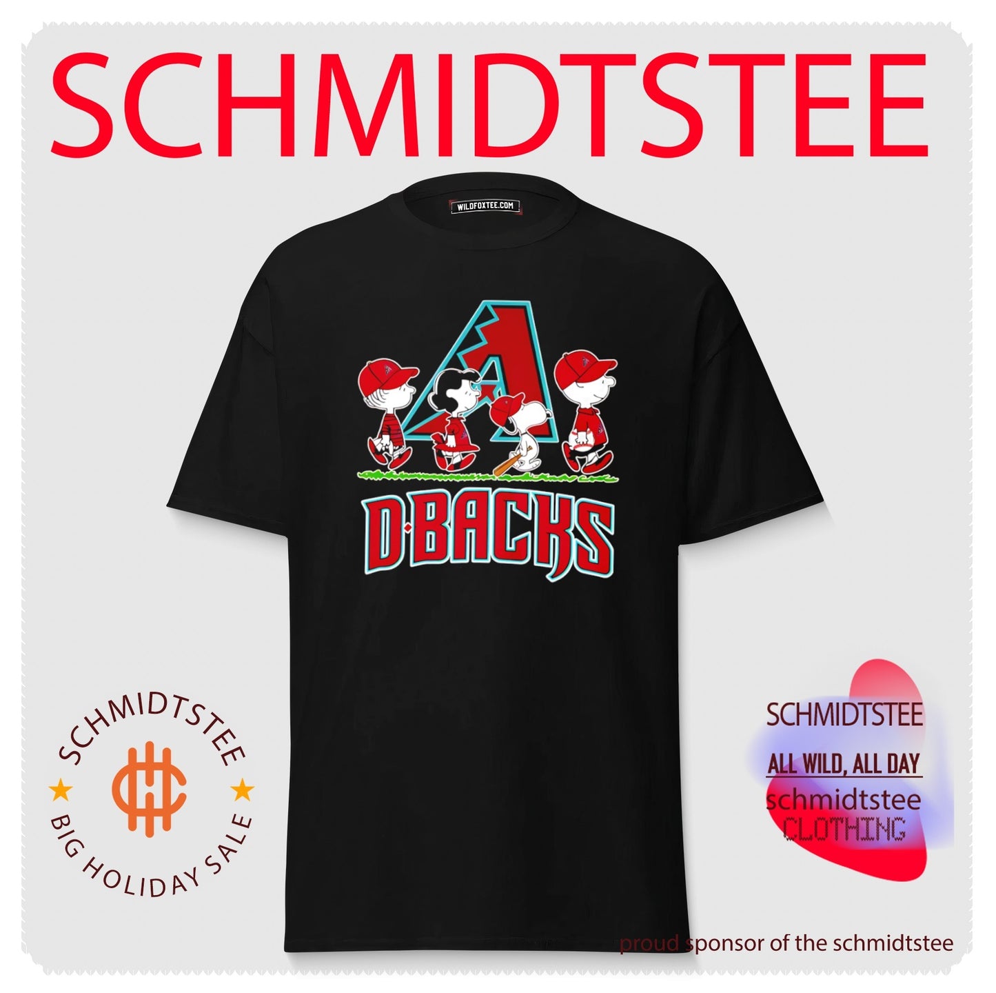 Arizona Diamondbacks Peanuts Abbey Road shirt