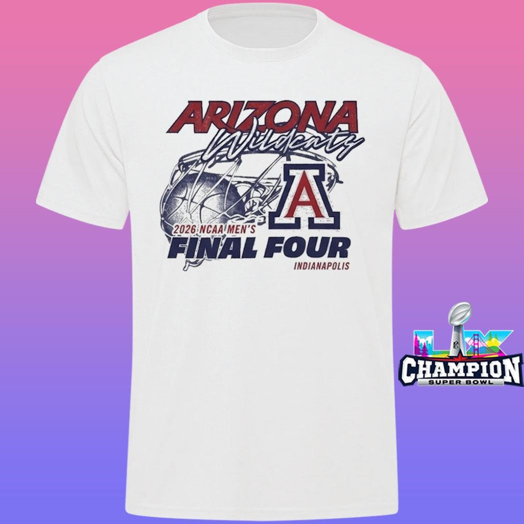 Arizona Wildcats 2026 Ncaa Final Four Shirt
