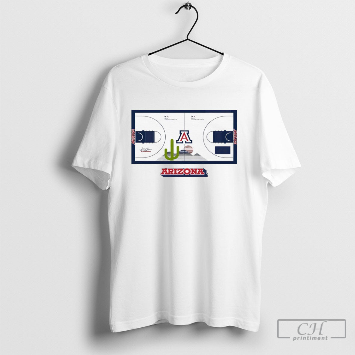 Arizona Wildcats Basketball Cactus Court Vintage Shirt Sweater