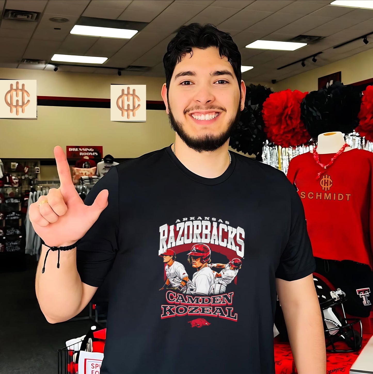 Arkansas Razorbacks Camden Kozeal vintage shirt