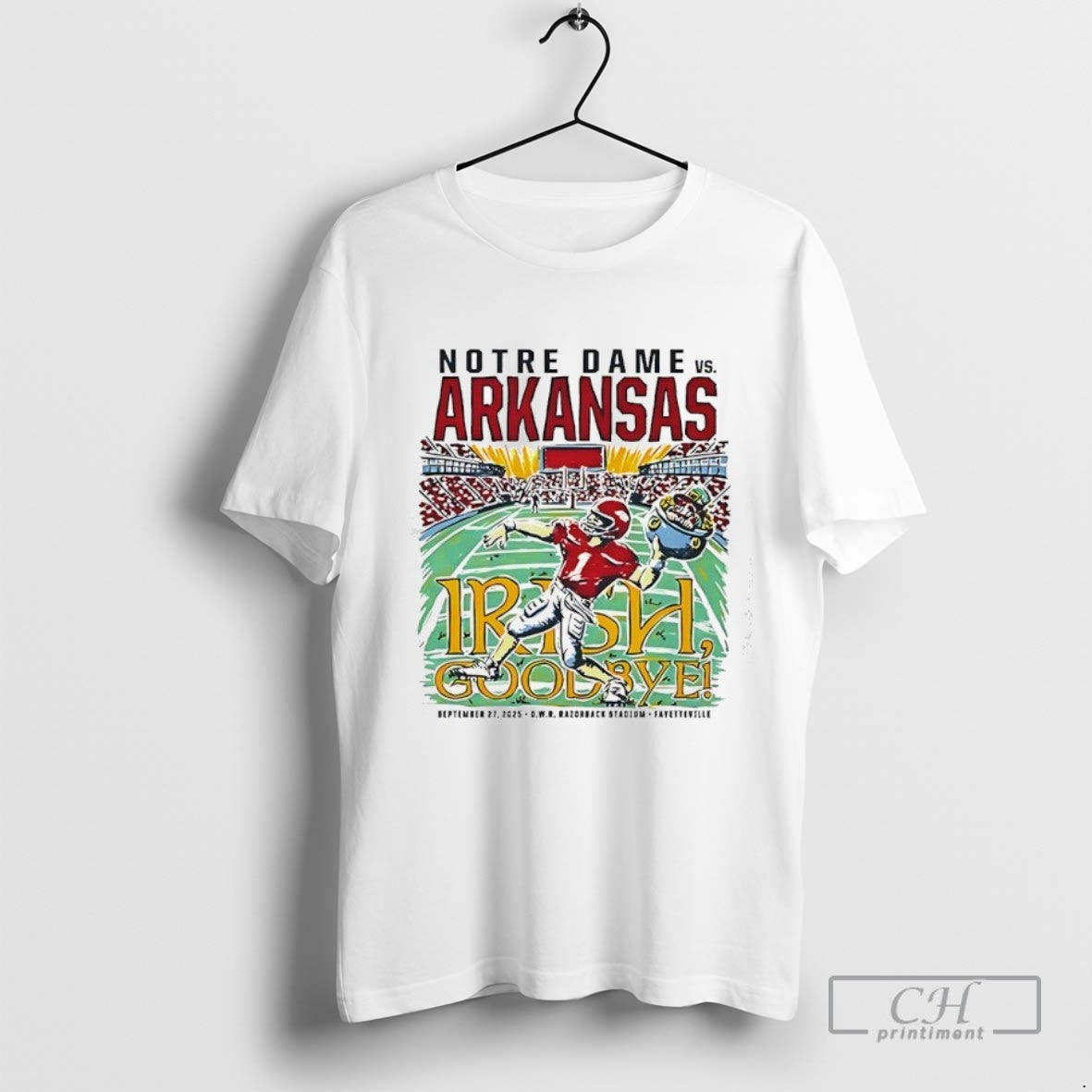 Arkansas Razorbacks Vs Notre Dame Fighting Irish Football Goodbye 2025