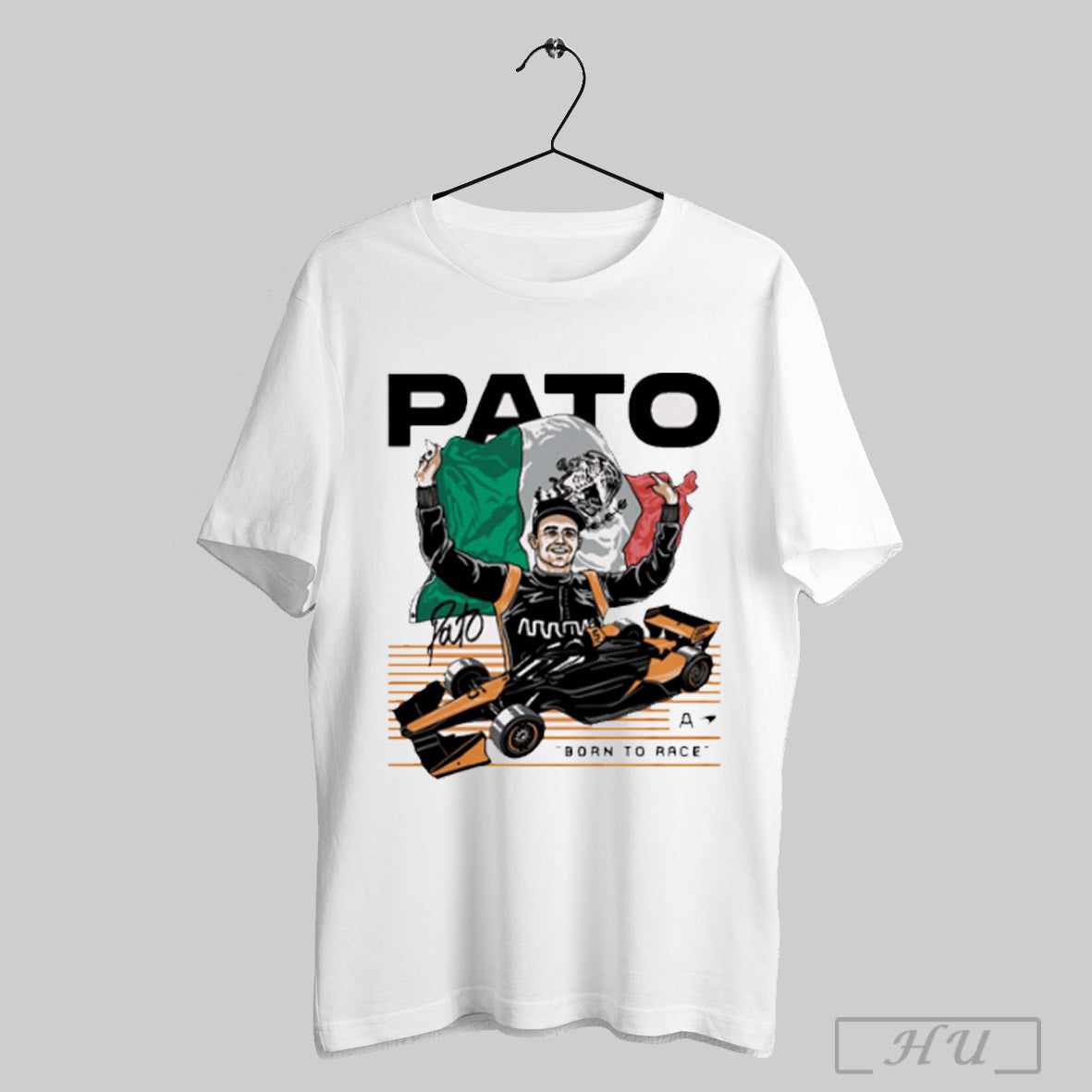 Arrow Mclaren Pato Oward Born To Race Graphic Signature T Shirt