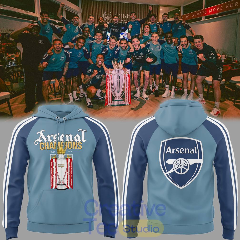 Arsenal Premier League Champions 25/26 Hoodie